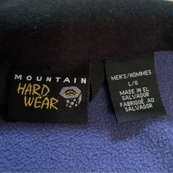 Mountain Hardwear Polartec Mens Jacket Fleece Winter Pockets Hike Outdoors Sz L - Picture 7 of 12